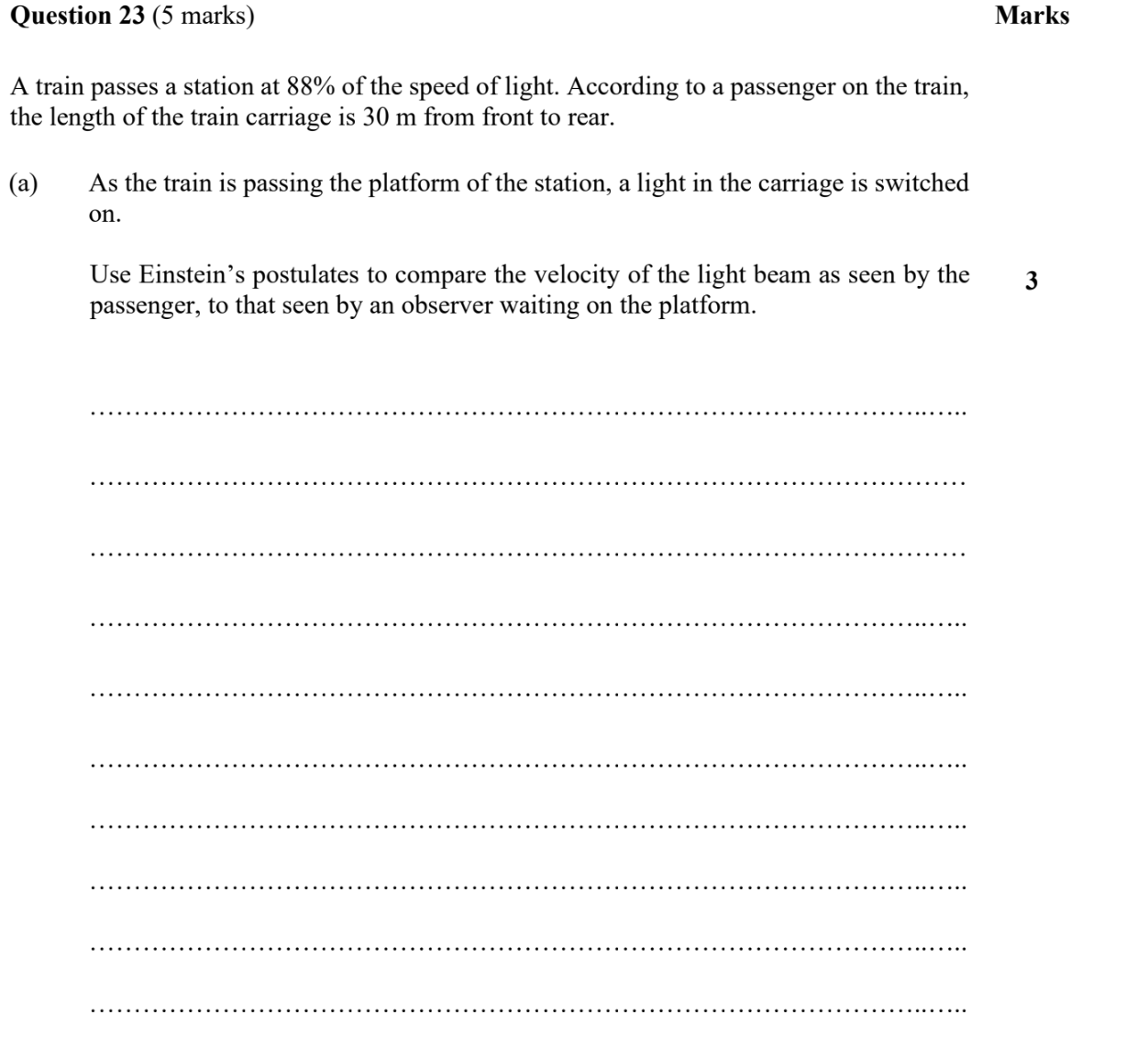Year 12 Physics Exam Pack