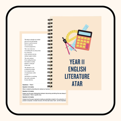 The ATAR Vault Exam Pack (WA)