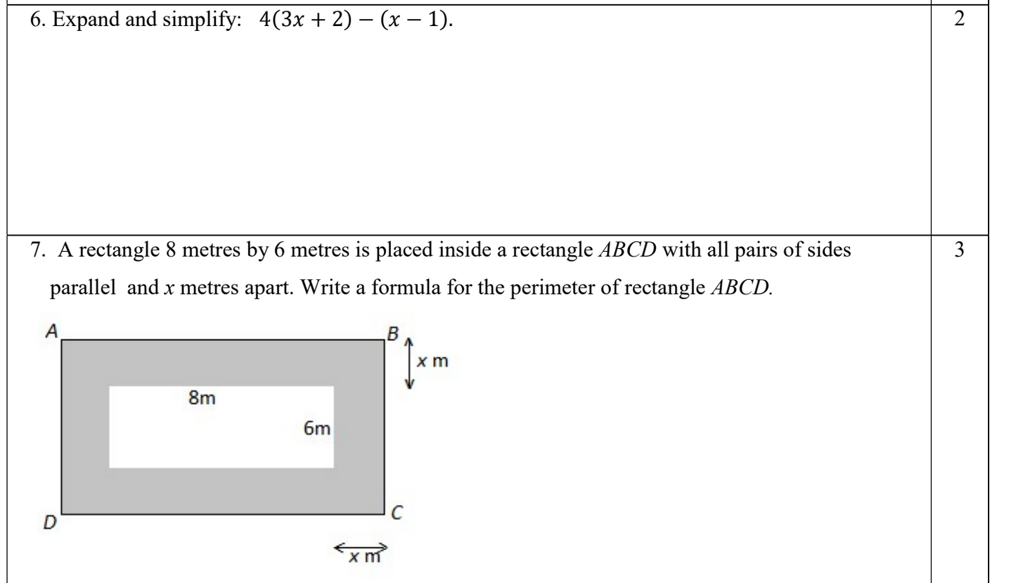 Year 7 Maths Exam Pack