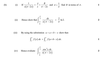 Year 12 Extension 2 Maths Exam Pack