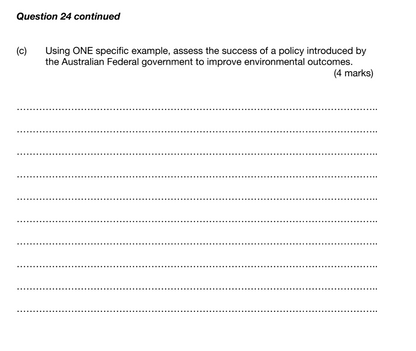Year 12 Economics Exam Pack