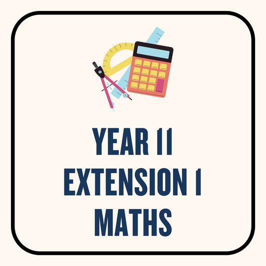 Year 11 Extension 1 Maths Exam Pack