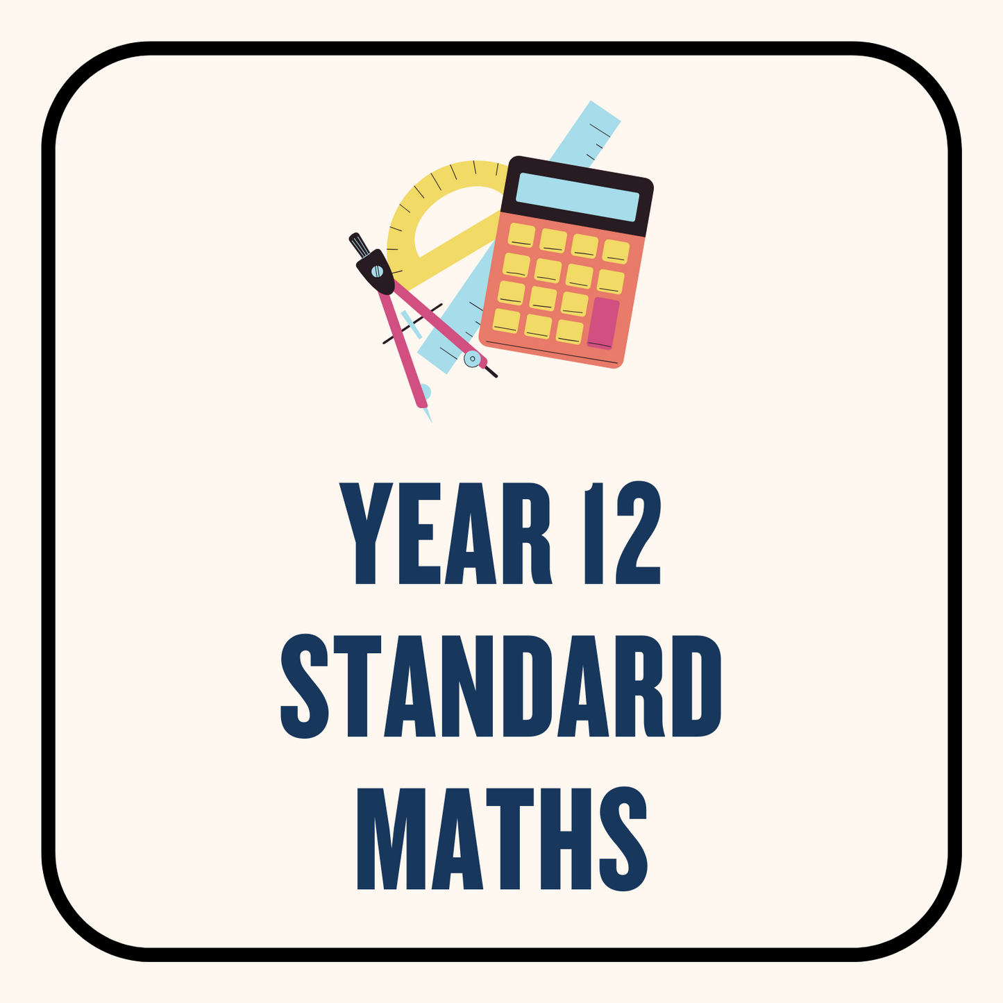 Year 12 Standard Maths Exam Pack
